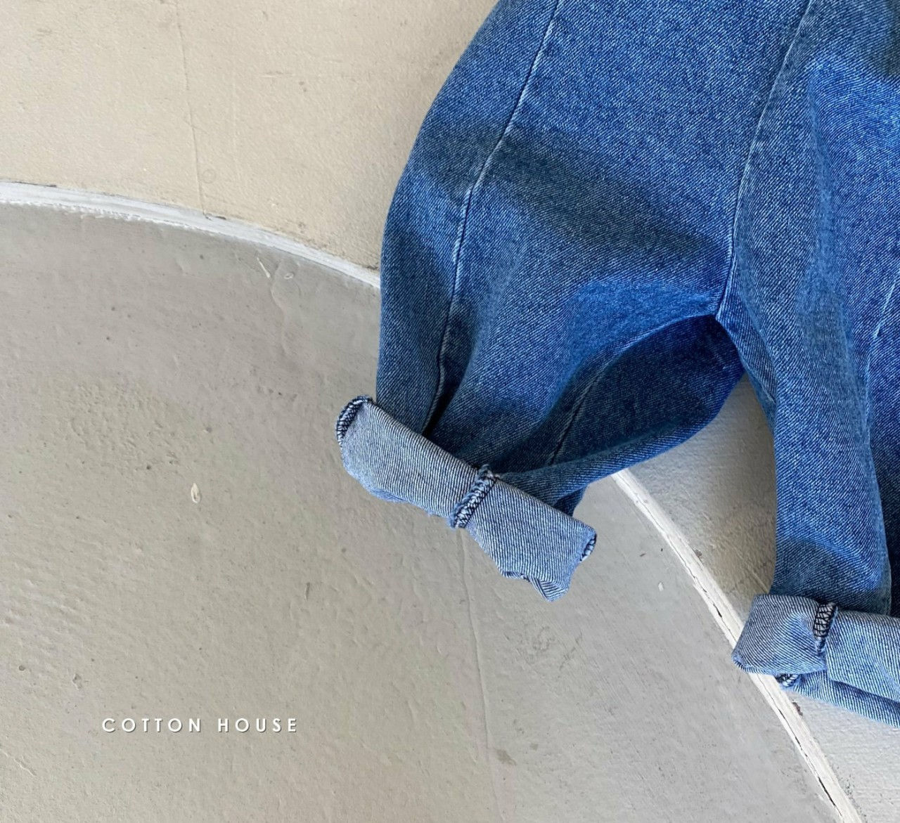 COTTON HOUSE - Korean Children Fashion - #Kfashion4kids - Slit Denim Pants - 5