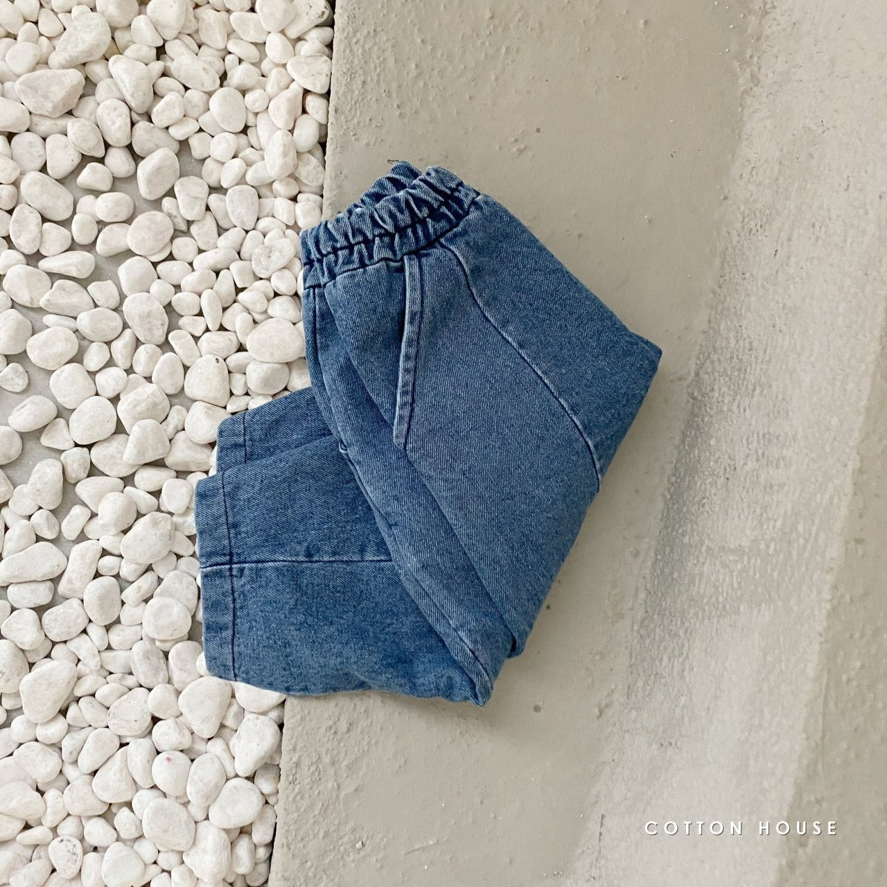 COTTON HOUSE - Korean Children Fashion - #Kfashion4kids - Slit Denim Pants - 8