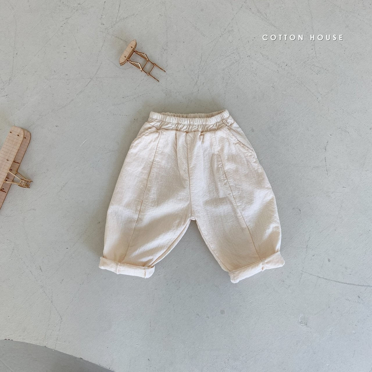 COTTON HOUSE - Korean Children Fashion - #Kfashion4kids - Cozy Slit Pants - 3