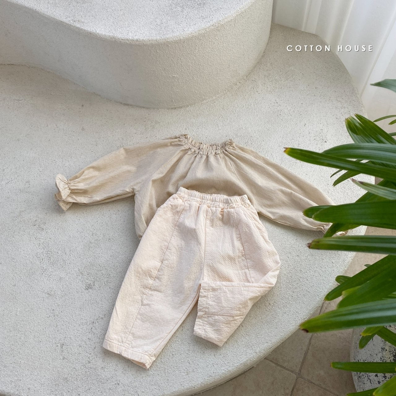 COTTON HOUSE - Korean Children Fashion - #Kfashion4kids - Cozy Slit Pants - 5