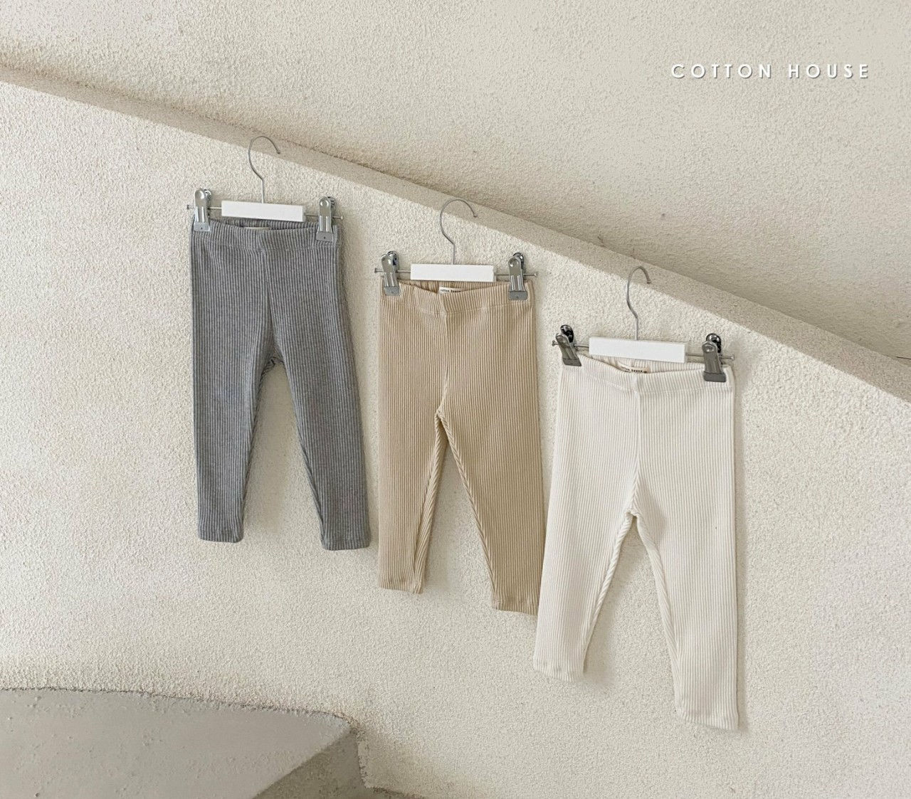 COTTON HOUSE - Korean Children Fashion - #Kfashion4kids - Rib Leggings - 11