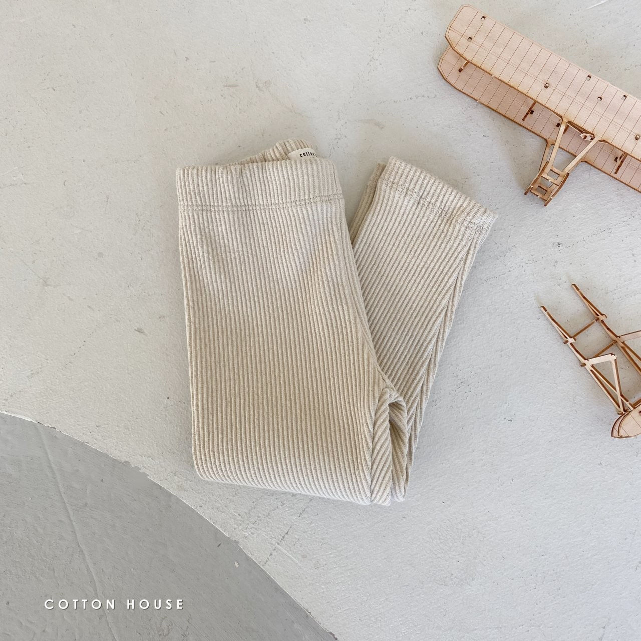 COTTON HOUSE - Korean Children Fashion - #Kfashion4kids - Rib Leggings - 7