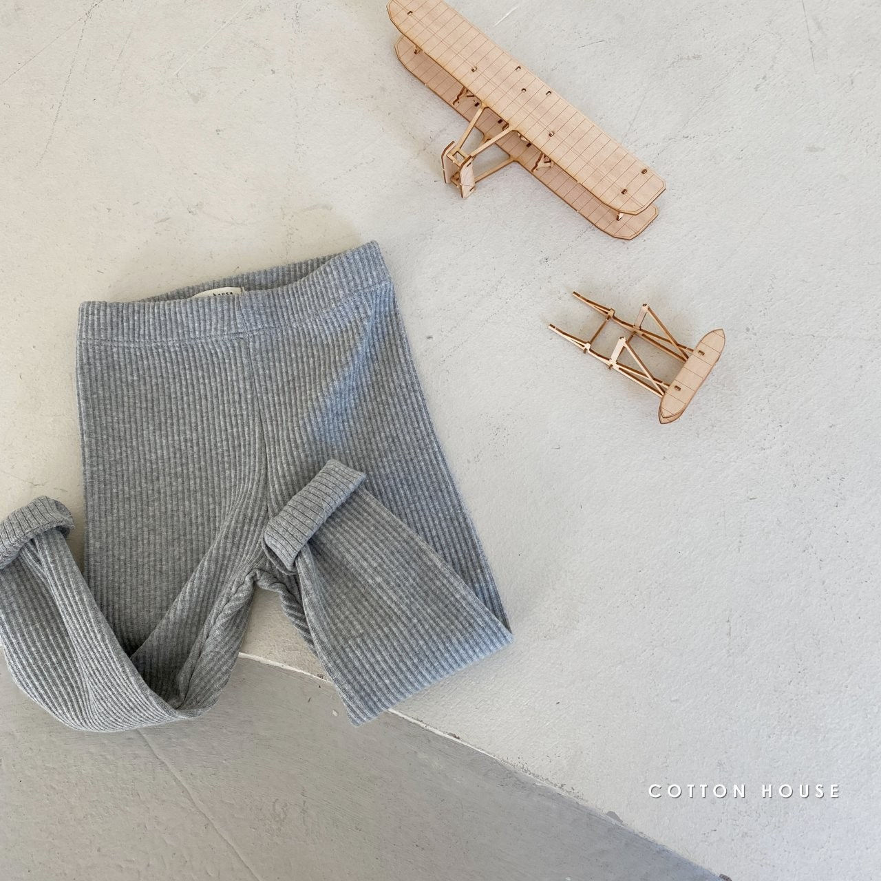 COTTON HOUSE - Korean Children Fashion - #Kfashion4kids - Rib Leggings - 8