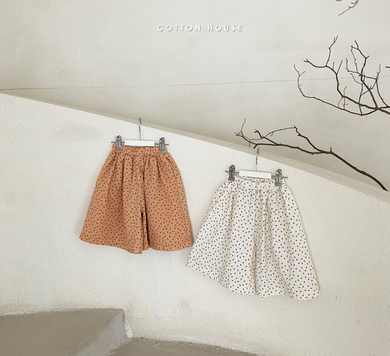 COTTON HOUSE - Korean Children Fashion - #Kfashion4kids - Midi Floral Wide Pants - 11