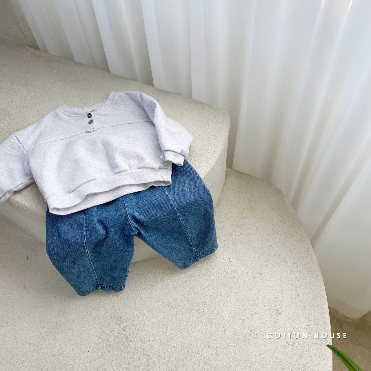 COTTON HOUSE - Korean Children Fashion - #Kfashion4kids - Dansak Training Top Bottom Set - 10