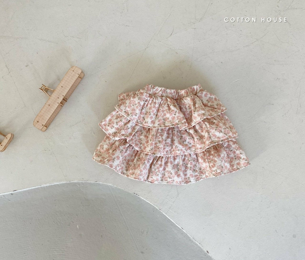 COTTON HOUSE - Korean Children Fashion - #Kfashion4kids - Flower Cancan Skirt - 6
