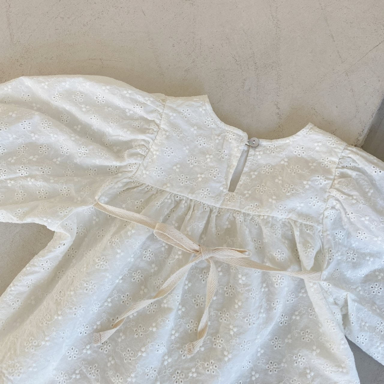 COTTON HOUSE - Korean Children Fashion - #Kfashion4kids - Big Shirring Blouse - 4
