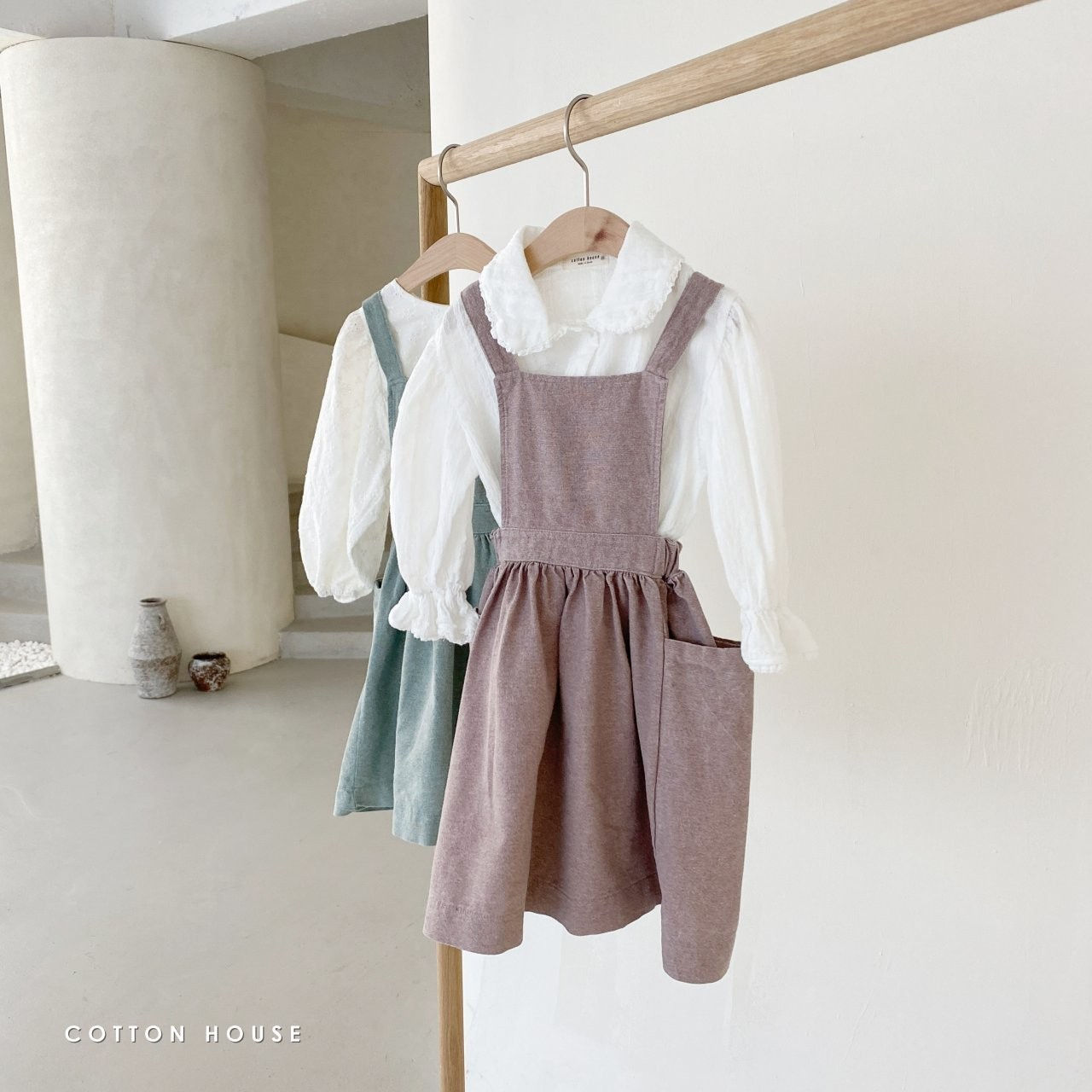 COTTON HOUSE - Korean Children Fashion - #Kfashion4kids - Lace Collar Blouse - 8