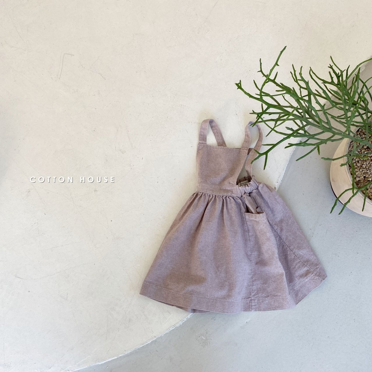 COTTON HOUSE - Korean Children Fashion - #Kfashion4kids - Winny Suspender One-piece - 3
