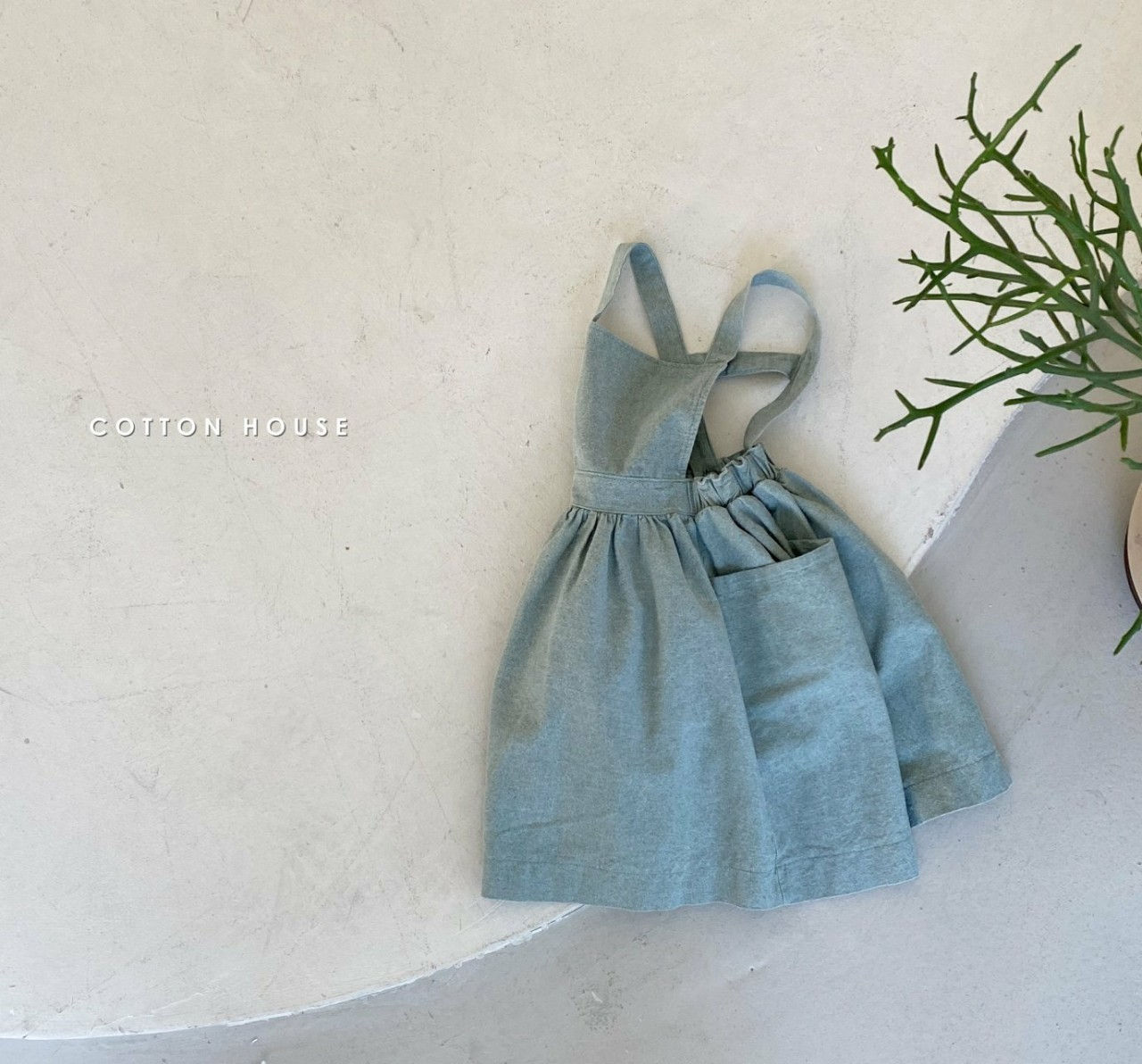 COTTON HOUSE - Korean Children Fashion - #Kfashion4kids - Winny Suspender One-piece - 7