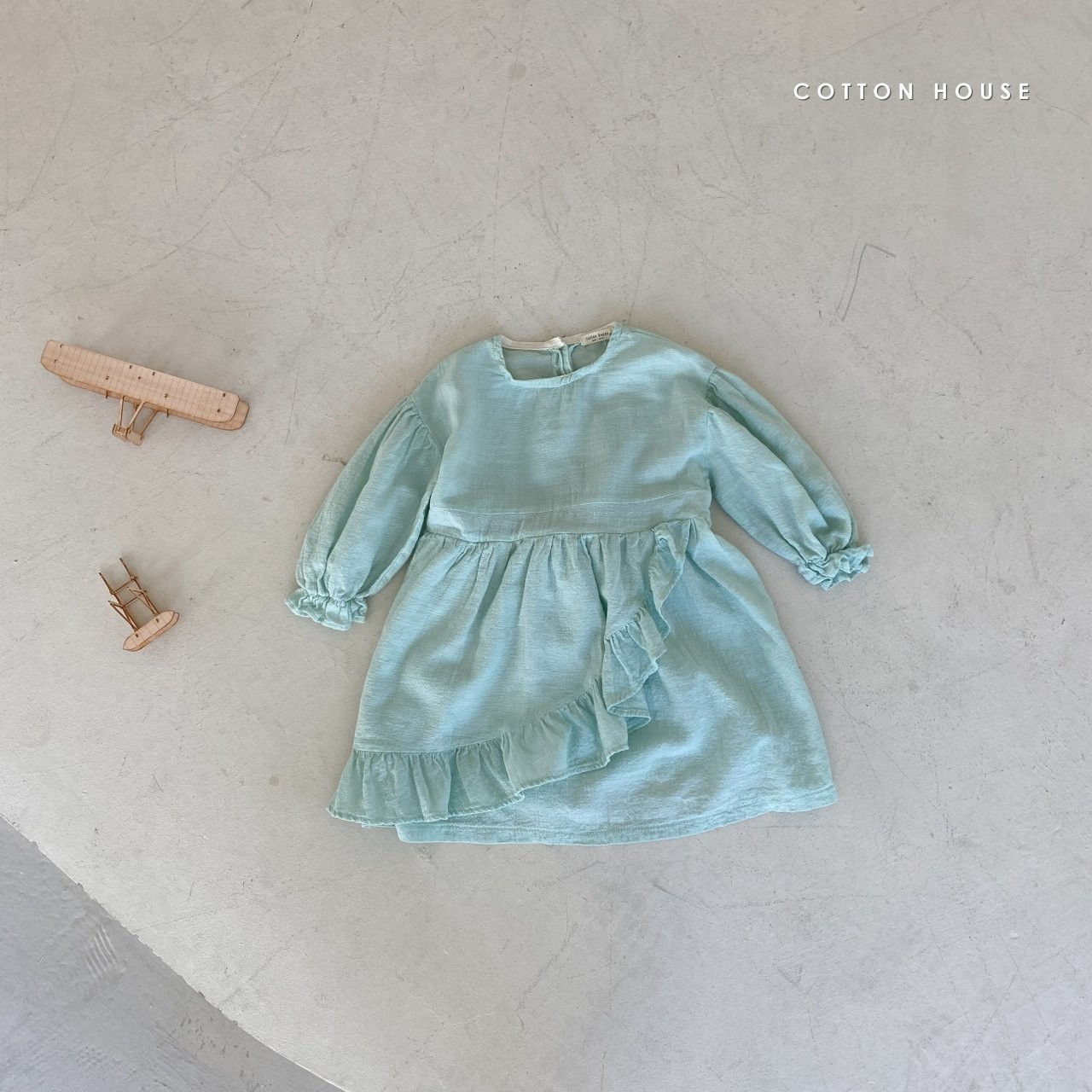 COTTON HOUSE - Korean Children Fashion - #Kfashion4kids - Frill One-piece - 10