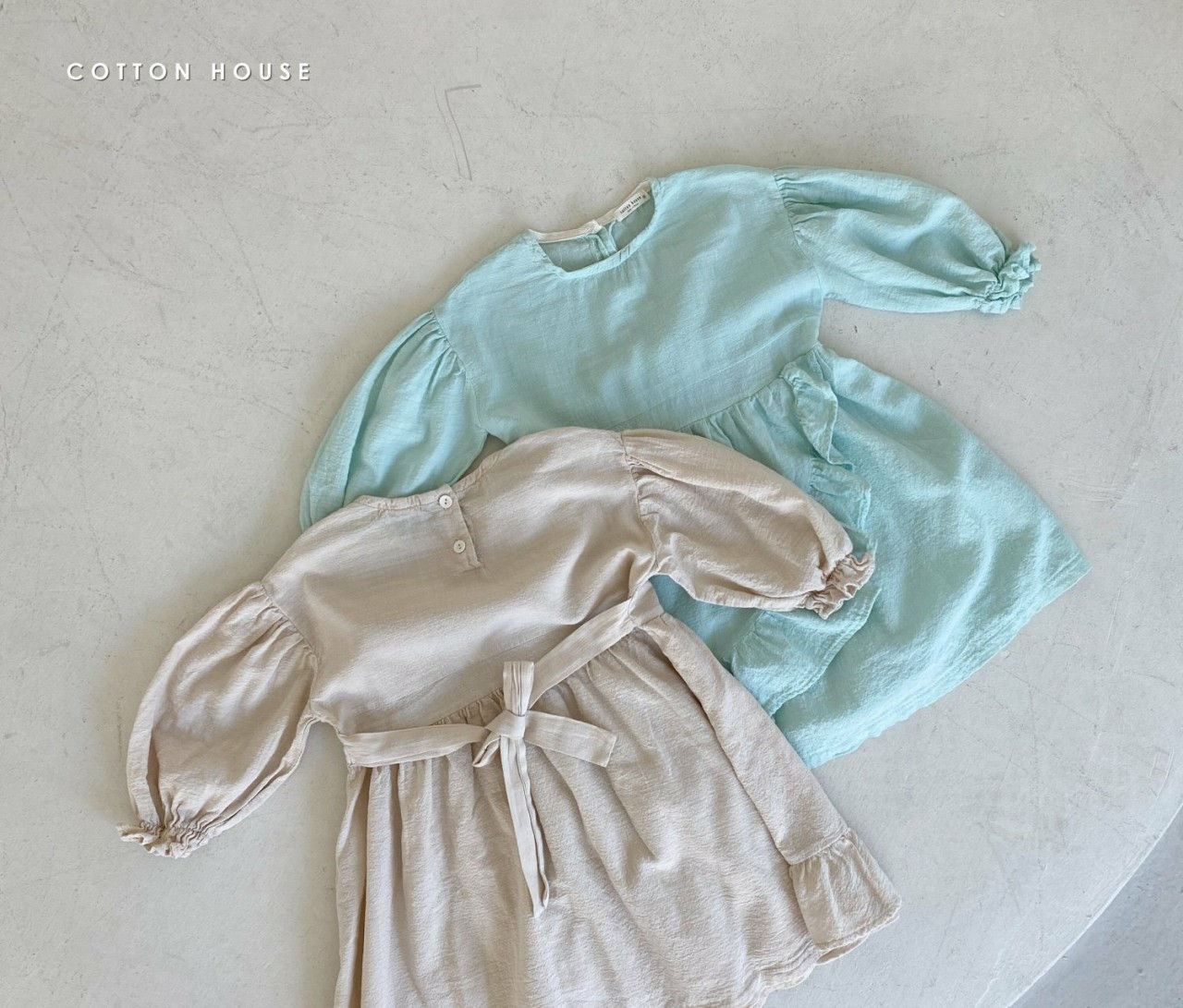 COTTON HOUSE - Korean Children Fashion - #Kfashion4kids - Frill One-piece - 12