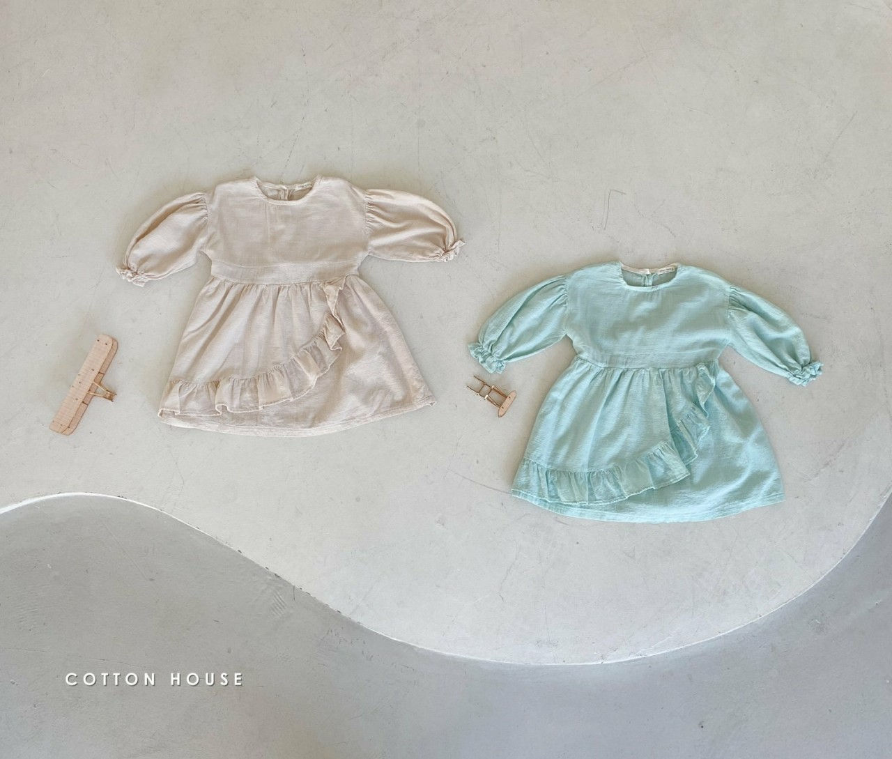 COTTON HOUSE - Korean Children Fashion - #Kfashion4kids - Frill One-piece - 2