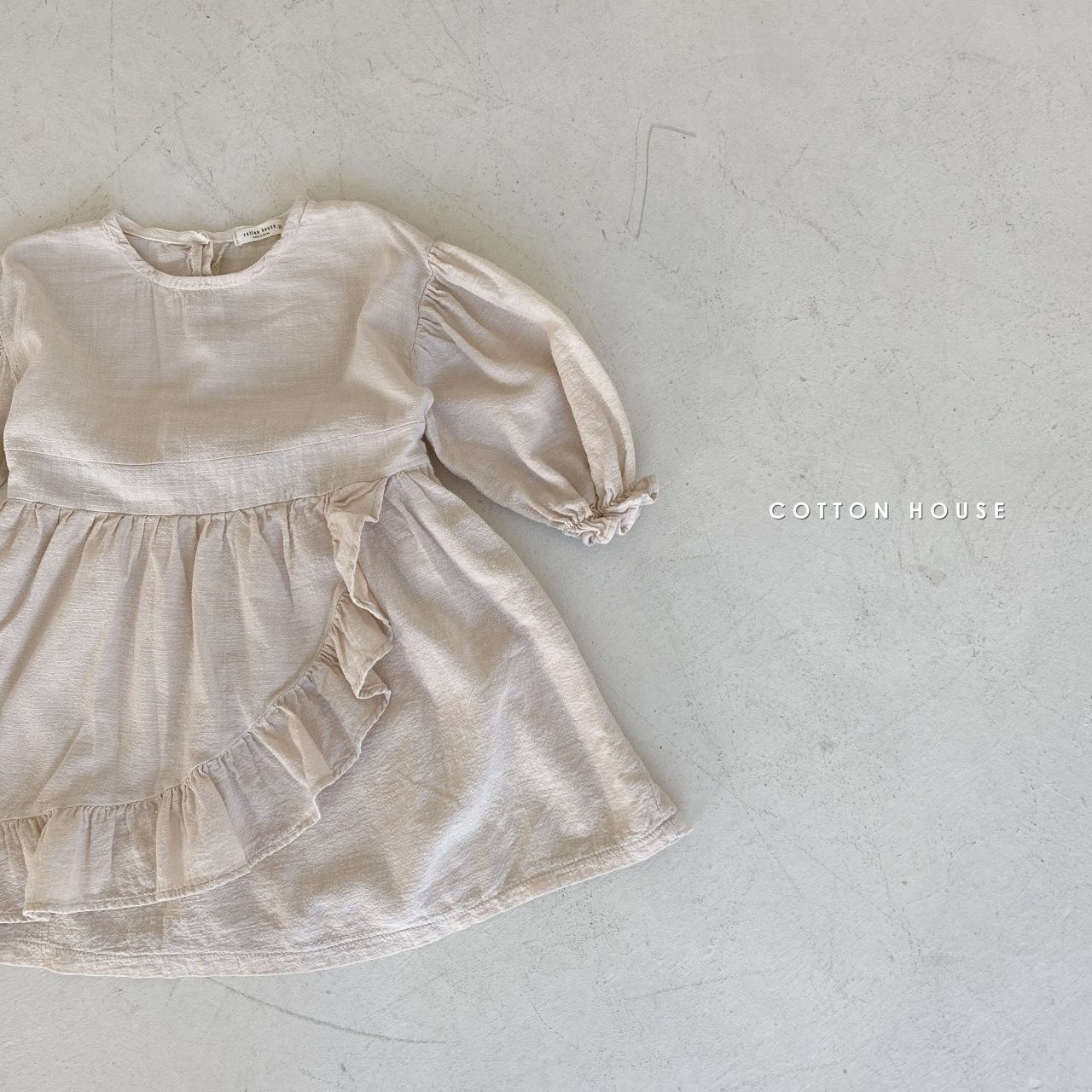 COTTON HOUSE - Korean Children Fashion - #Kfashion4kids - Frill One-piece - 4