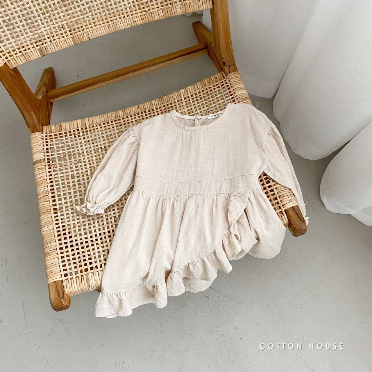COTTON HOUSE - Korean Children Fashion - #Kfashion4kids - Frill One-piece - 8