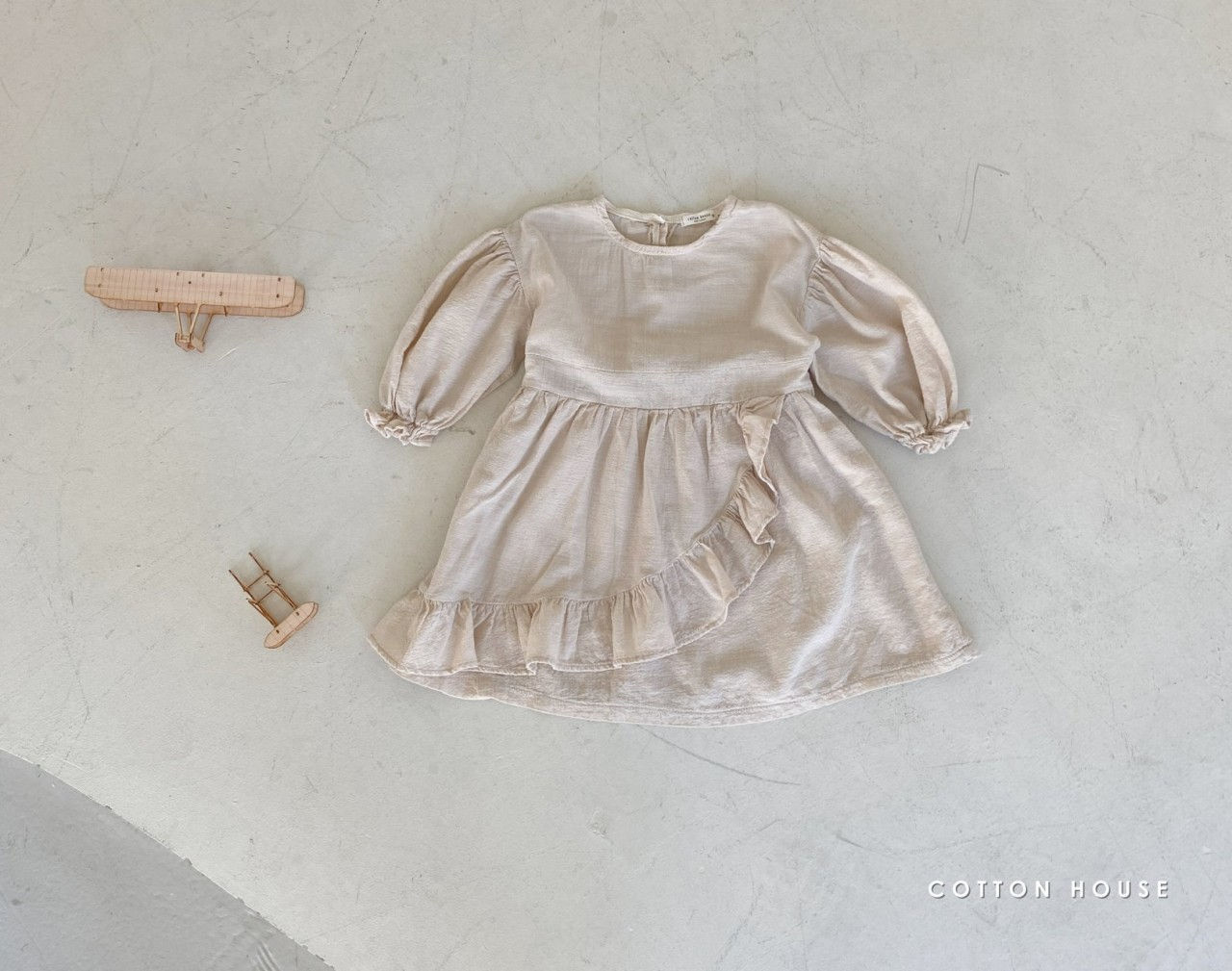 COTTON HOUSE - Korean Children Fashion - #Kfashion4kids - Frill One-piece - 9