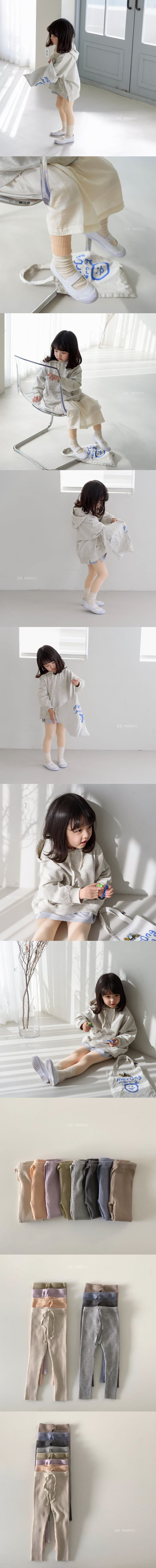 DE MARVI - Korean Children Fashion - #Kfashion4kids - Rib Leggings - 2