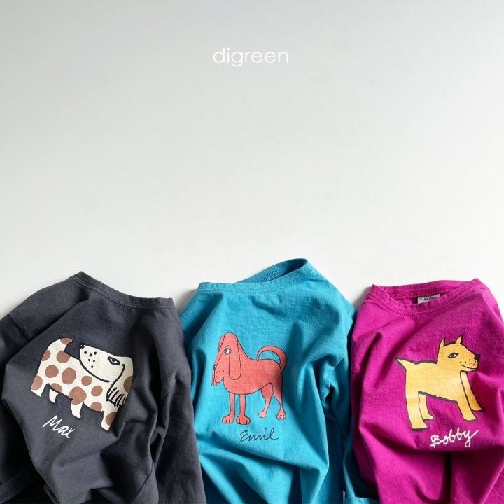 DIGREEN - Korean Children Fashion - #Kfashion4kids - Puppy Tee