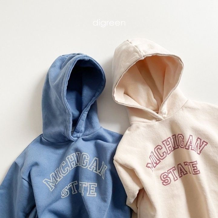 DIGREEN - Korean Children Fashion - #Kfashion4kids - Volumn Hood Sweatshirt
