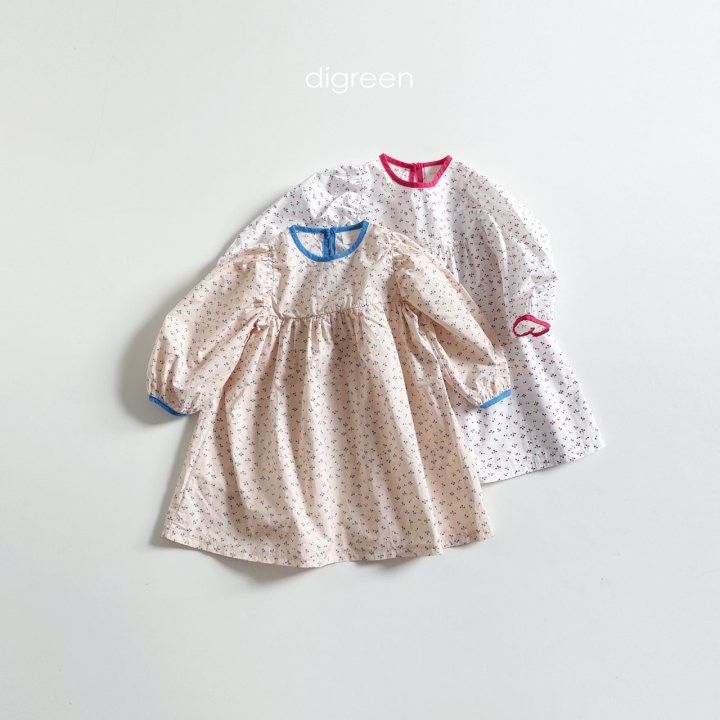 DIGREEN - Korean Children Fashion - #Kfashion4kids - Cherry Berry One-piece