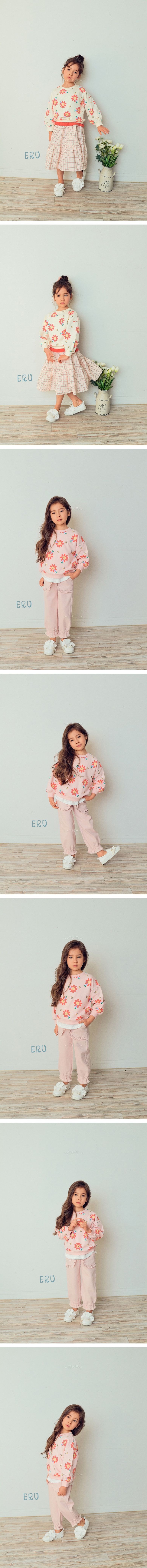 E.RU - Korean Children Fashion - #Kfashion4kids - Flower Smile Tee
