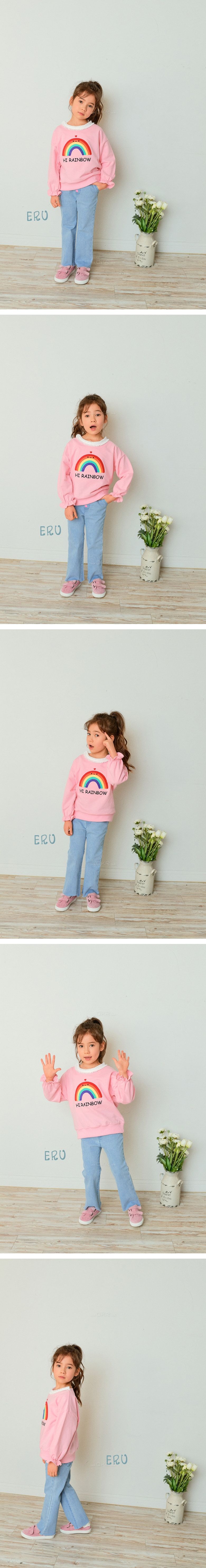 E.RU - Korean Children Fashion - #Kfashion4kids - Rainbow Tee