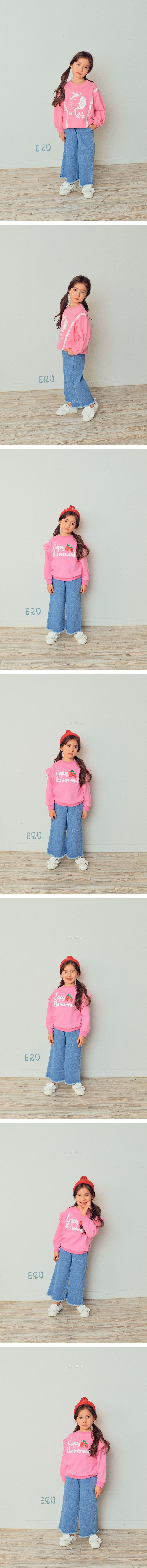 E.RU - Korean Children Fashion - #Kfashion4kids - Lucy Denim Span Pants