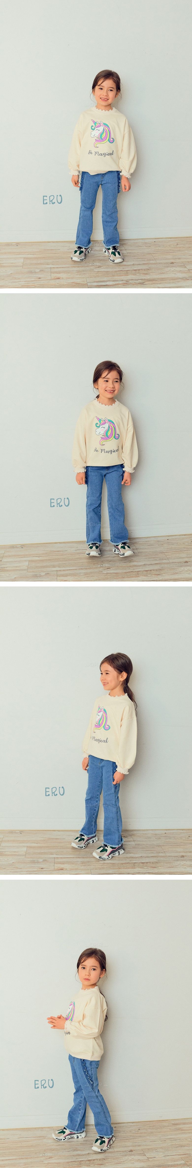 E.RU - Korean Children Fashion - #Kfashion4kids - Bonita Denim Span Pants