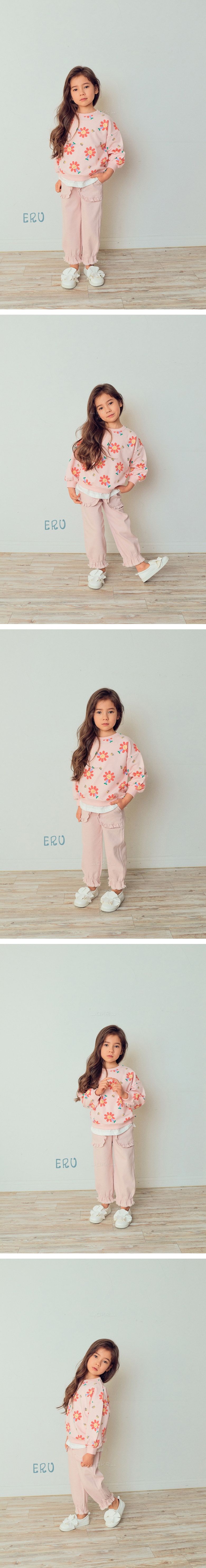 E.RU - Korean Children Fashion - #Kfashion4kids - Frill Jogger Span Pants