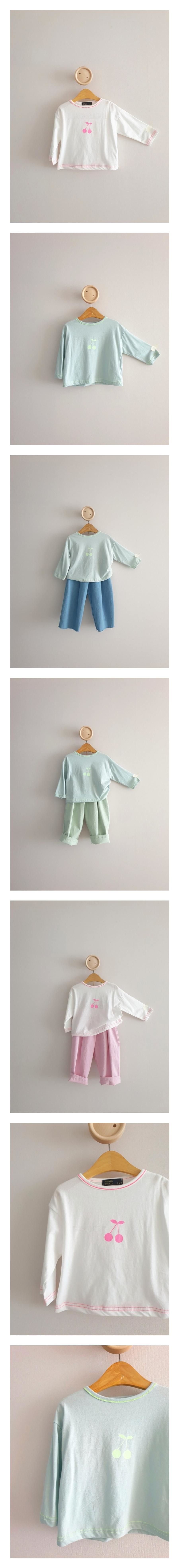 ECLAIR - Korean Children Fashion - #Kfashion4kids - Cherry Tee