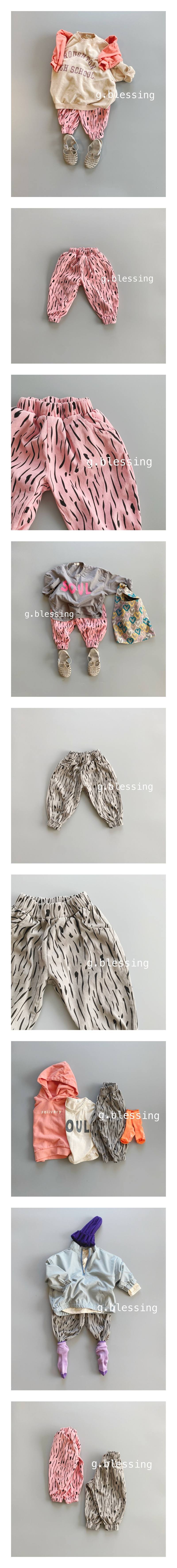 G BLESSING - Korean Children Fashion - #Kfashion4kids - Roll Down Slacks