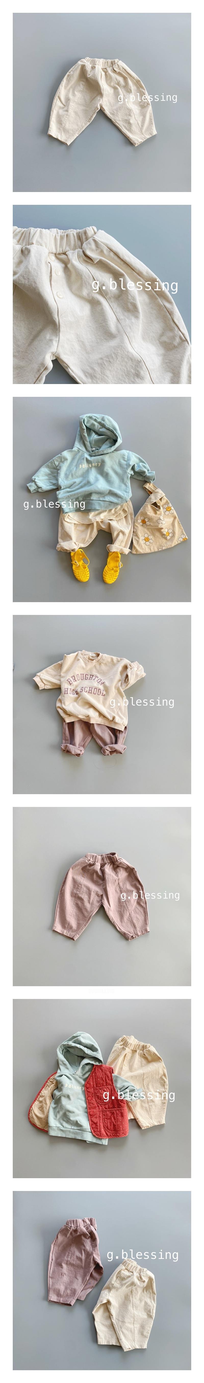 G BLESSING - Korean Children Fashion - #Kfashion4kids - PU Slacks