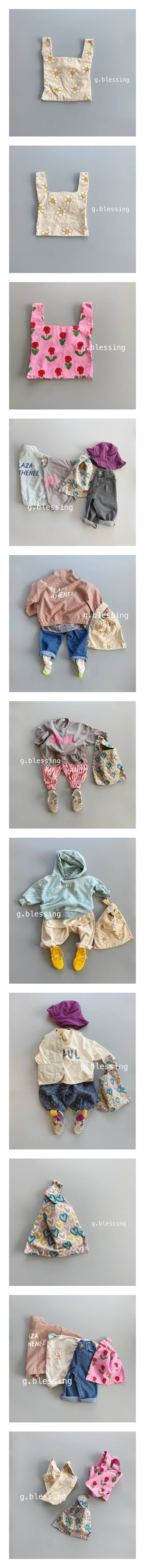 G BLESSING - Korean Children Fashion - #Kfashion4kids - Print Square Bag