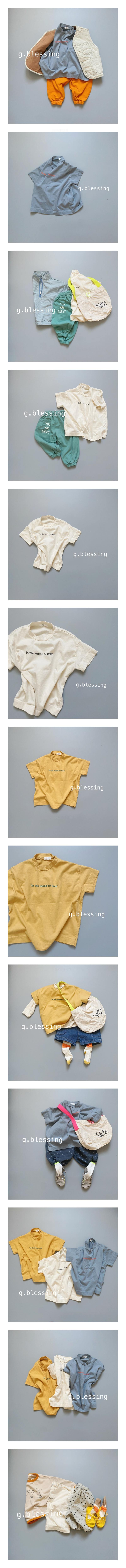 G BLESSING - Korean Children Fashion - #Kfashion4kids - Mood Tee