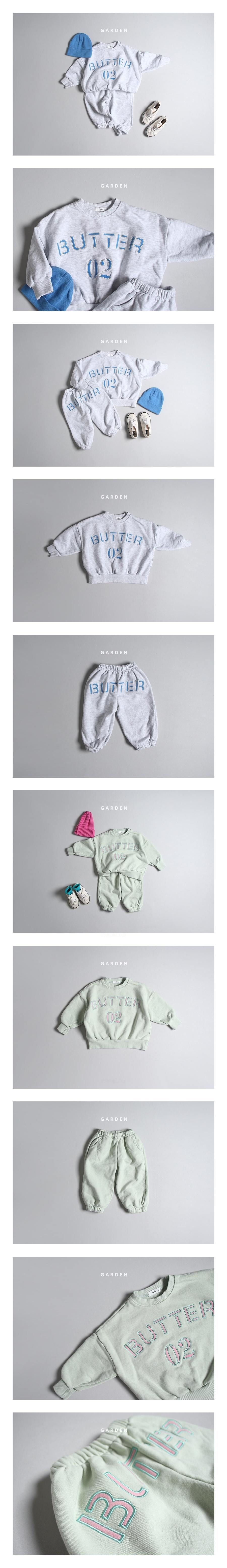 GARDEN - Korean Children Fashion - #Kfashion4kids - Butter Embroidery Top Bottom Set