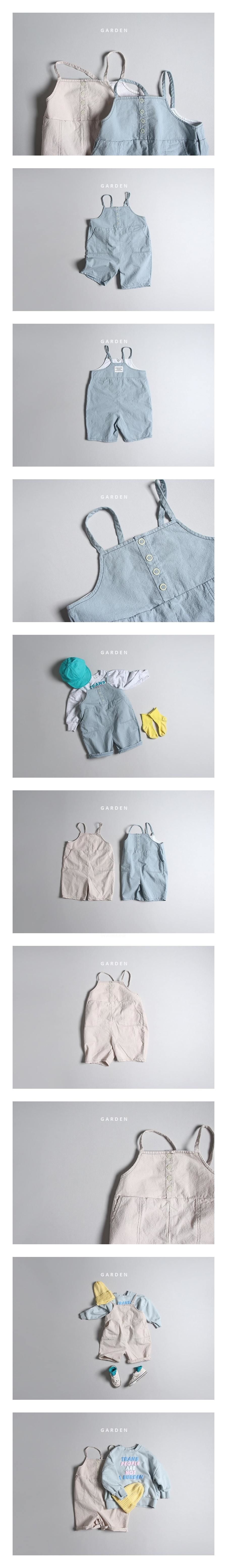 GARDEN - Korean Children Fashion - #Kfashion4kids - Colored Stitch Suspender Pants