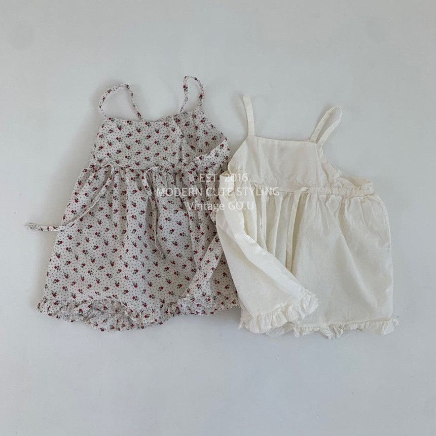 GOU - Korean Children Fashion - #Kfashion4kids - Na Frill One-piece