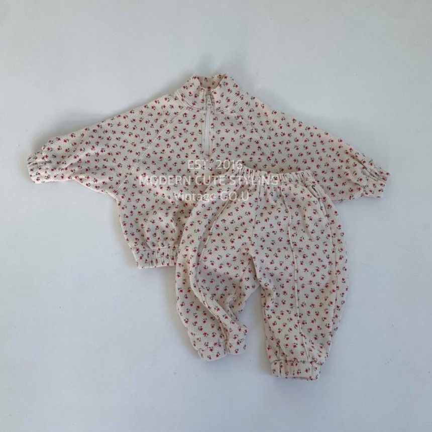 GOU - Korean Children Fashion - #Kfashion4kids - Flower Pants
