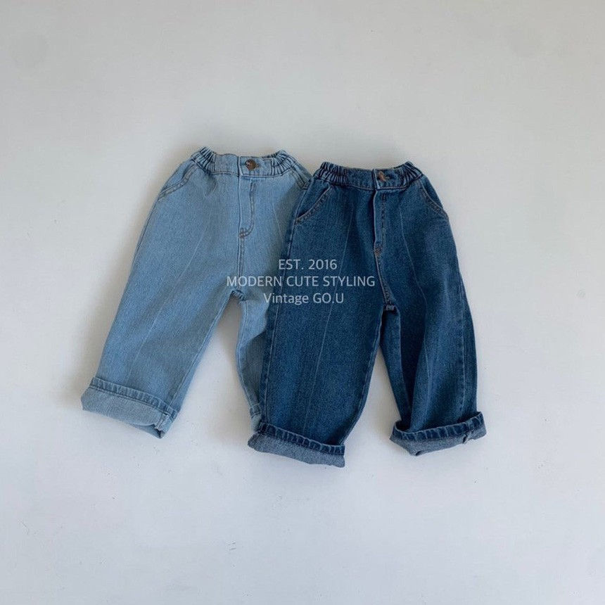 GOU - Korean Children Fashion - #Kfashion4kids - Folder Pants