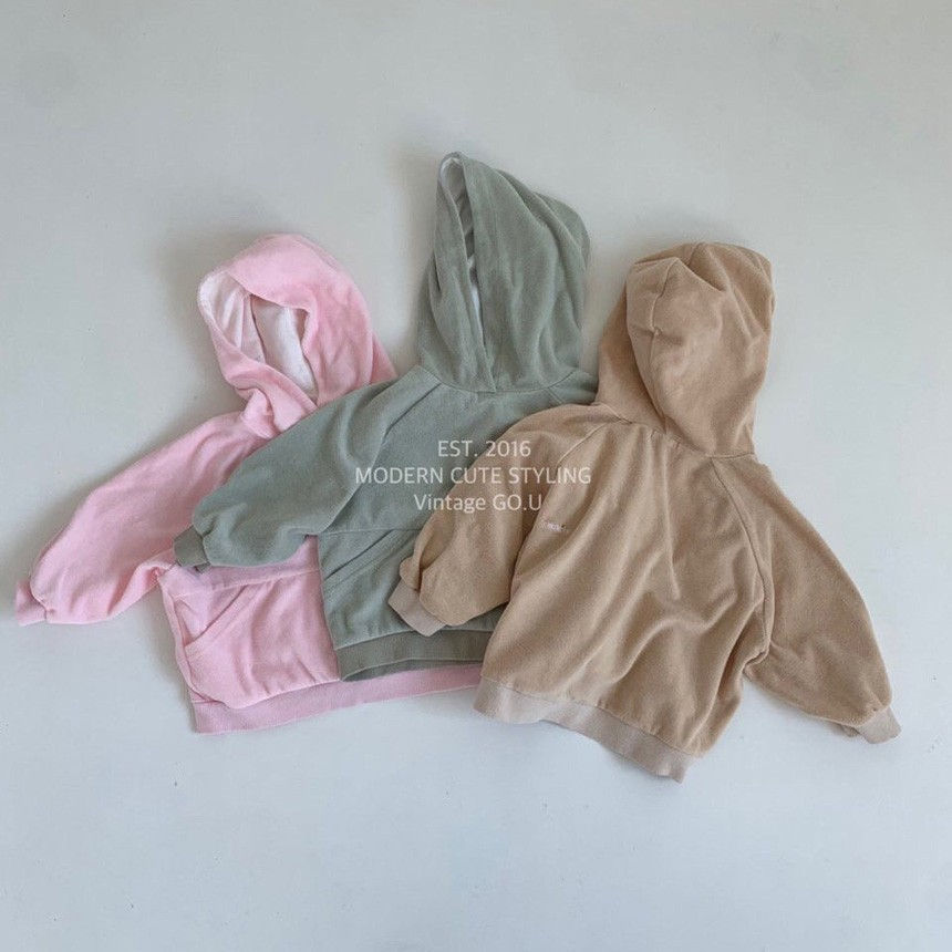GOU - Korean Children Fashion - #Kfashion4kids - Towel Sweatshirt
