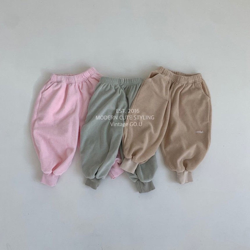 GOU - Korean Children Fashion - #Kfashion4kids - Towel Pants