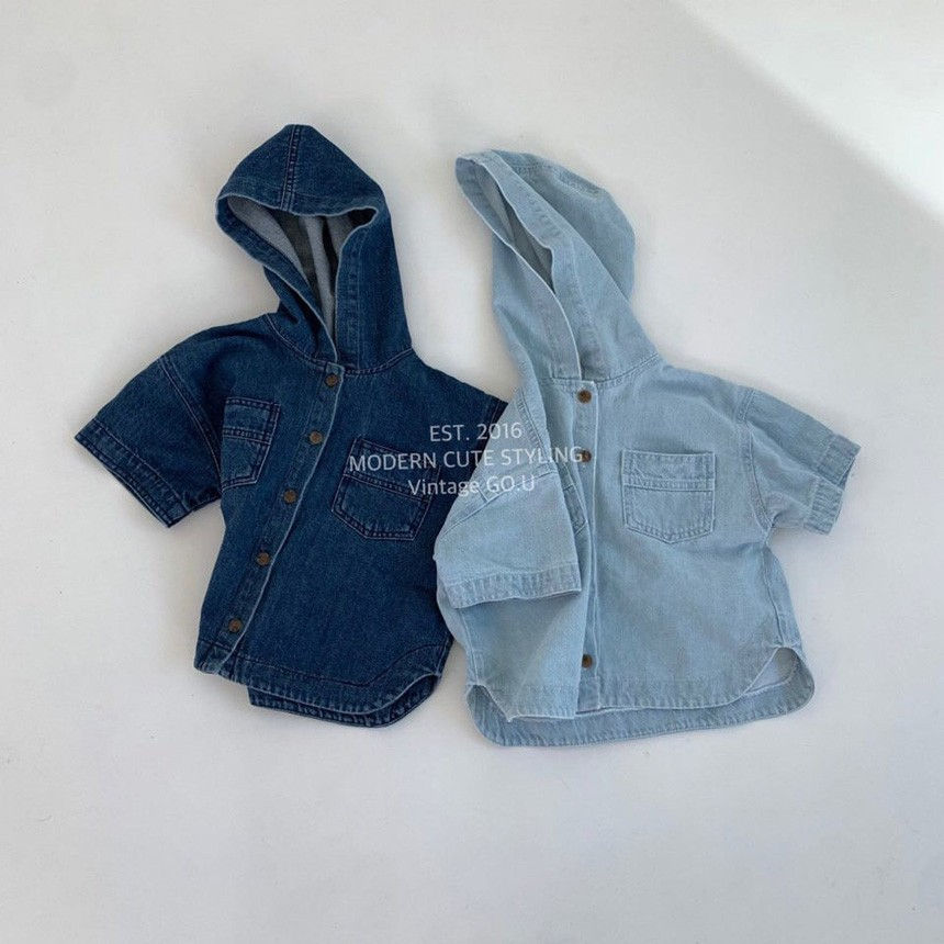 GOU - Korean Children Fashion - #Kfashion4kids - Soft Hoody Shirt