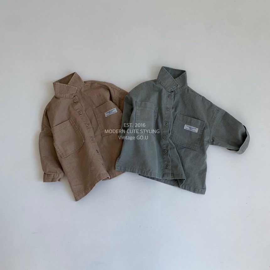 GOU - Korean Children Fashion - #Kfashion4kids - Picnic Shirt