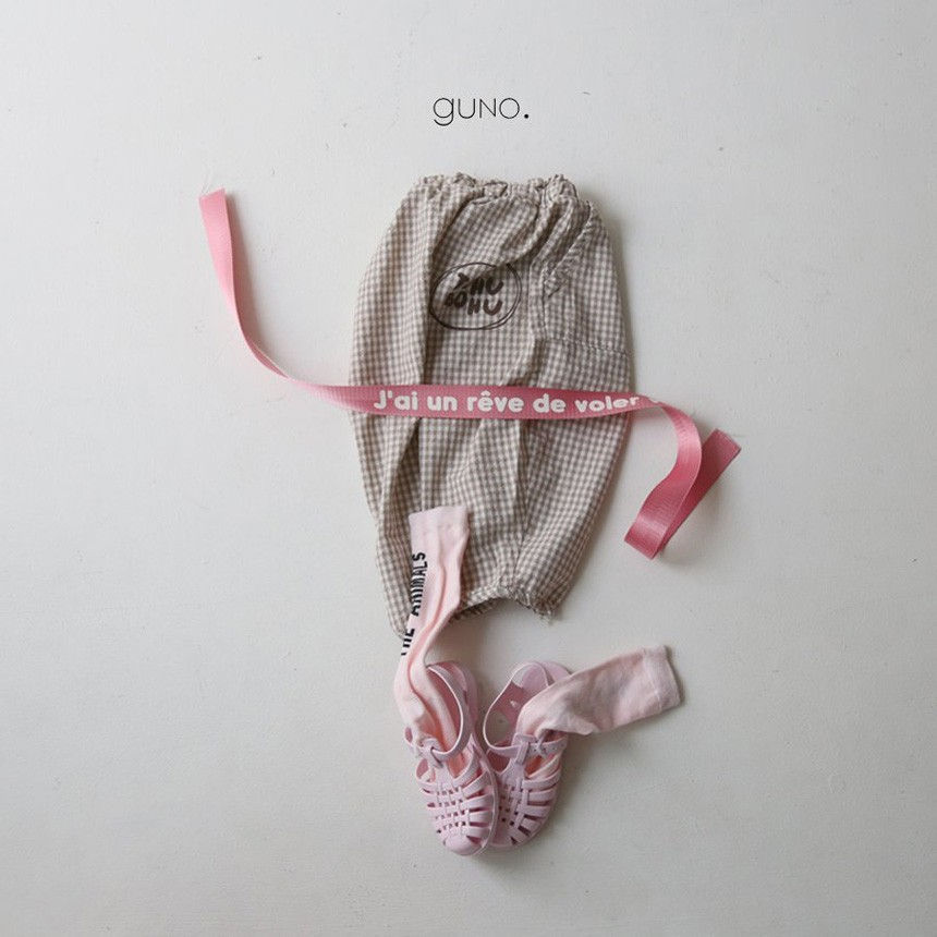 GUNO - Korean Children Fashion - #Kfashion4kids - Tohu Small Check Pants