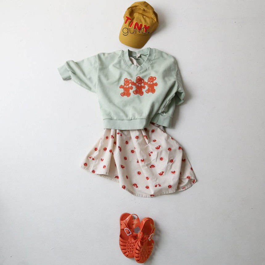 GUNO - Korean Children Fashion - #Kfashion4kids - Three Bears Tee