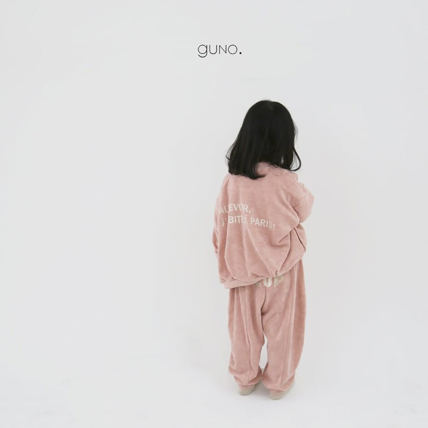 GUNO - Korean Children Fashion - #Kfashion4kids - Aurevoir Towel Jumper