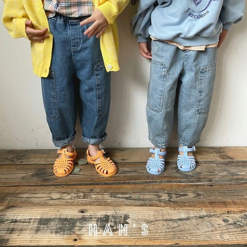 HAN'S - Korean Children Fashion - #Kfashion4kids - Lime Pocket Pants