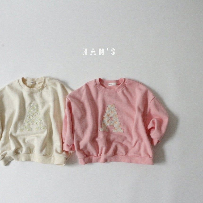 HAN'S - Korean Children Fashion - #Kfashion4kids - A Embroidery Sweatshirt