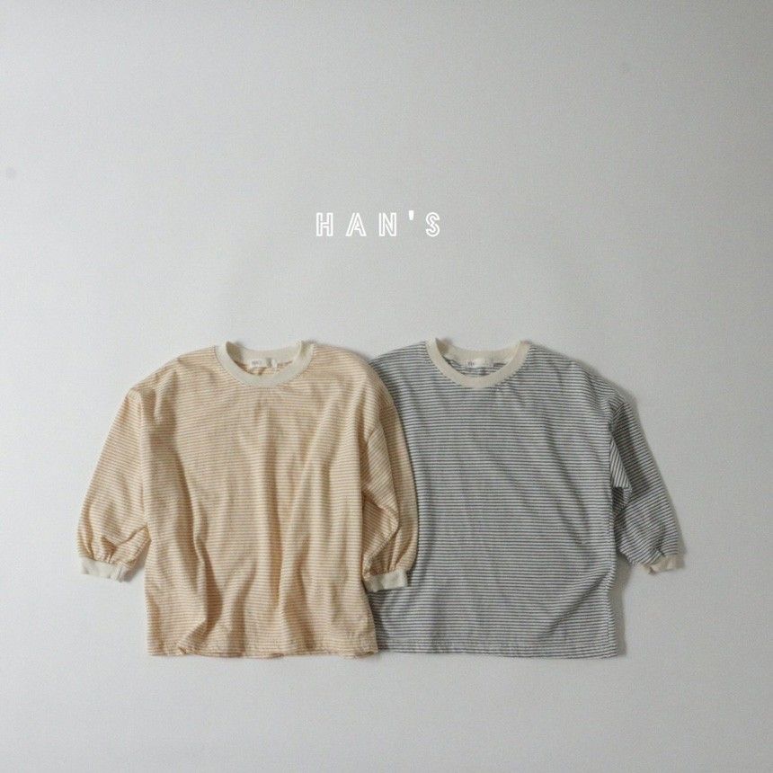 HAN'S - Korean Children Fashion - #Kfashion4kids - Sisley Stripe Tee