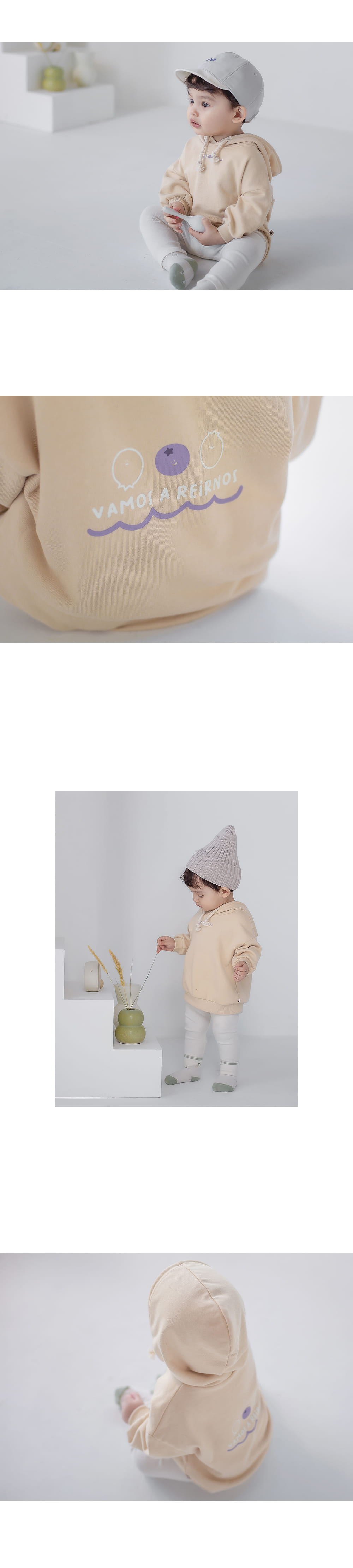 HAPPY PRINCE - Korean Children Fashion - #Kfashion4kids - Beso Hoodie Baby Sweatshirt - 3